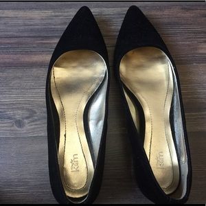 Velvet Pointy Toe Flats